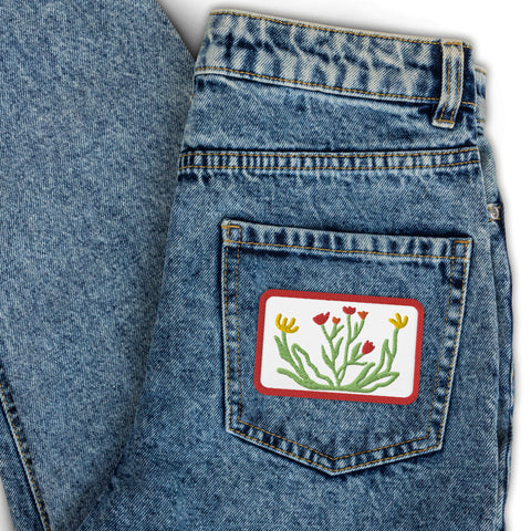 OPV - Floral Embroidered patches