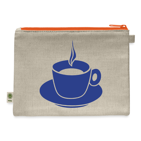 OPV - Less Monday More Coffee - Carry All Pouch - natural/orange