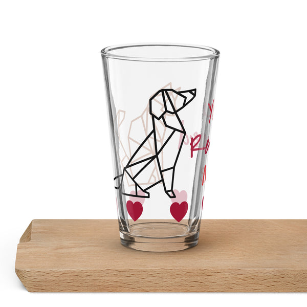 OPV Rescue Me Dog/Cat - Shaker pint glass