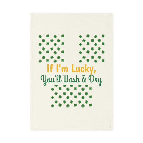 OPV Lucky Cleaned Up Feelings! -  Cotton Tea Towel