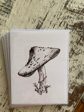 Greeting Card - Botanical Mushroom