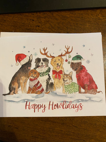 Happy Howlidays - Greeting Card
