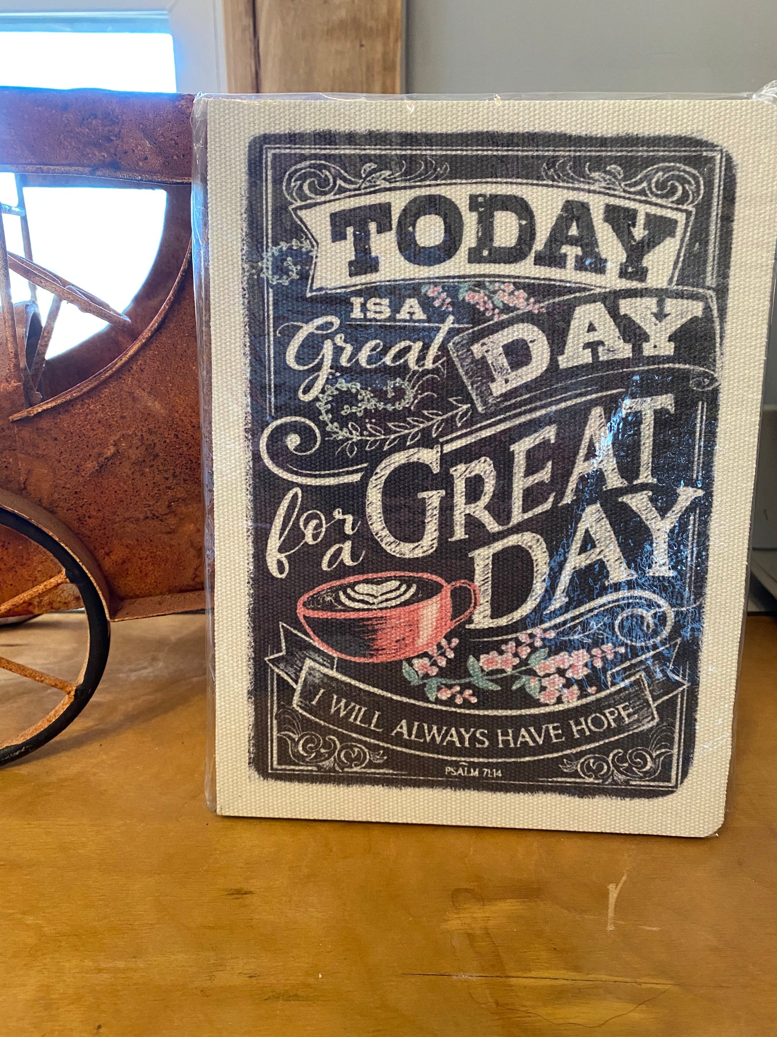 Canvas Journal - Today is a Great Day!