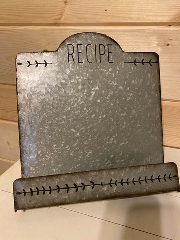 Metal Recipe Book Stand