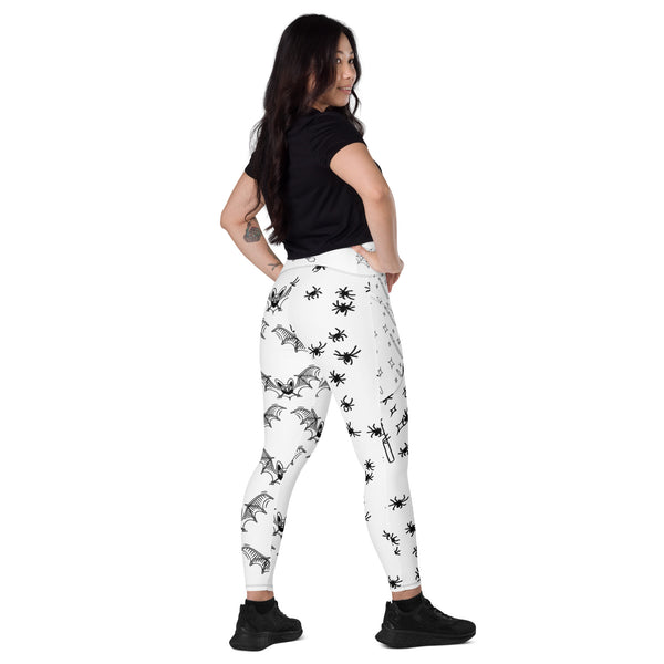 OPV - Spooky Yoga Anyone? Crossover leggings with pockets