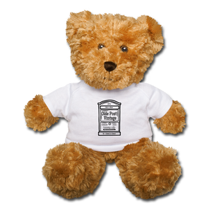 OPV Original Logo Stuffed Teddy Bear - white