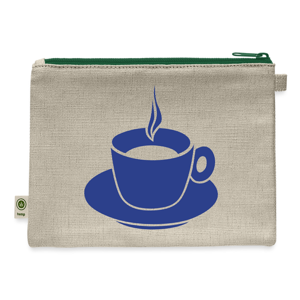 OPV - Less Monday More Coffee - Carry All Pouch - natural/green