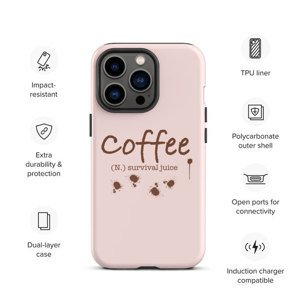 OPV - Coffee n; survival juice -  iPhone case