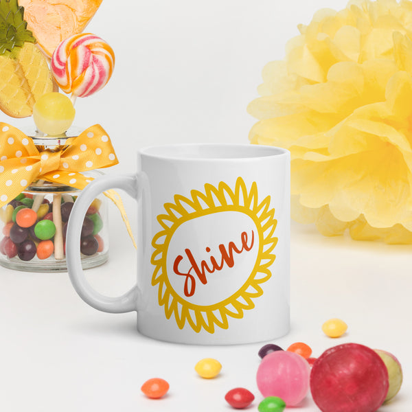 OPV - Shine All Day - White glossy mug